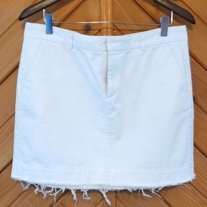 White Denim GAP Mini Skirt